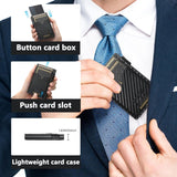 The Suteni carbon fiber pattern double-sided card insertion button automatically ejects the card box