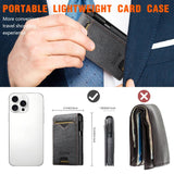 The Suteni denim pattern button automatically pops out the veneered printed card box