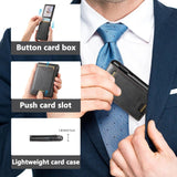 The Suteni oil wax pattern button automatically pops out the veneered printed card box