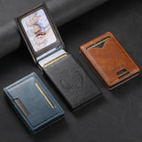 The Suteni oil wax pattern button automatically pops out the veneered printed card box