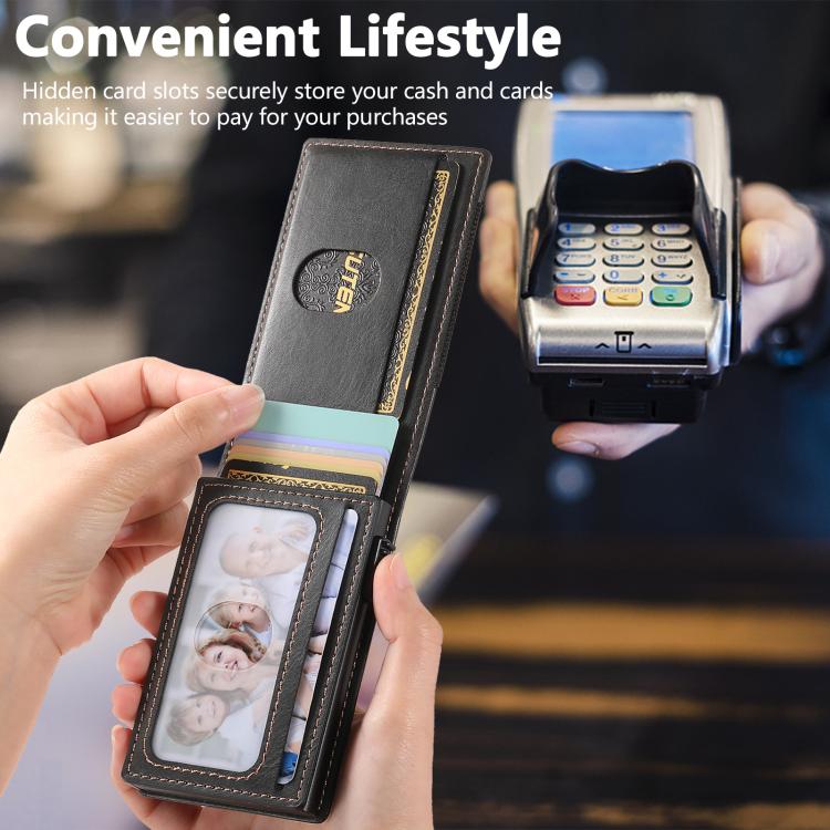 The Suteni oil wax pattern button automatically pops out the elastic band card box