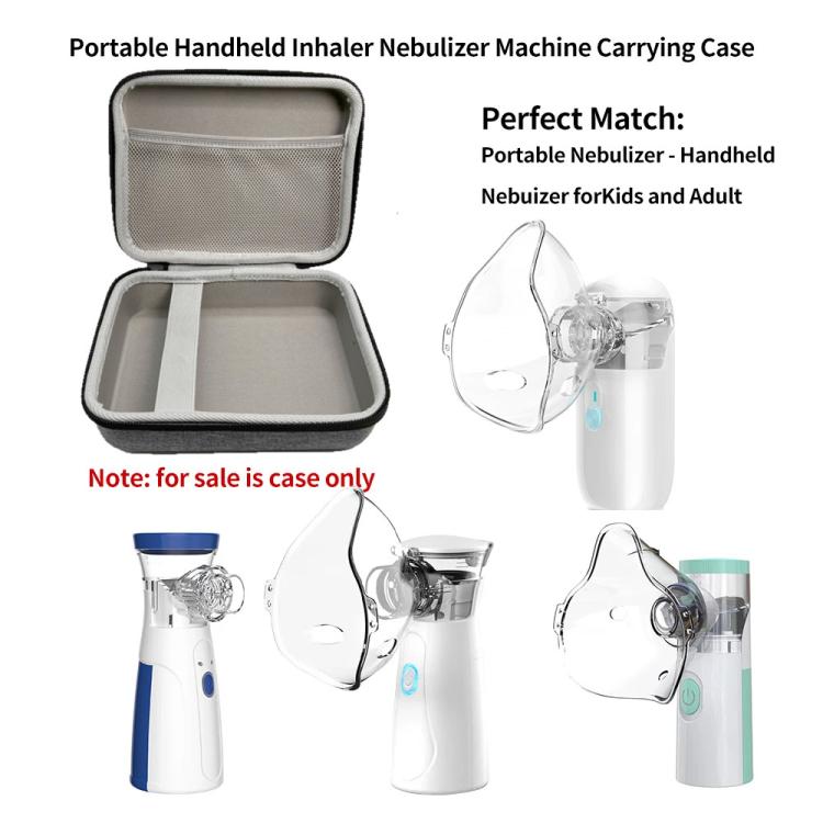 Portable Nebulizer Case Inhaler Travel Bag for Adult Handheld Asthma Machine Organizer