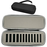 Portable Hair Beauty Grooming Trimmer Replacement Blade Hard Storage Box with 12 Built-in Blade Storage Racks