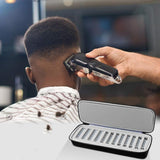 Portable Hair Beauty Grooming Trimmer Replacement Blade Hard Storage Box with 12 Built-in Blade Storage Racks