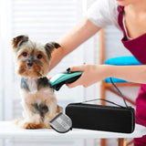 Portable Hair Beauty Grooming Trimmer Replacement Blade Hard Storage Box with 12 Built-in Blade Storage Racks