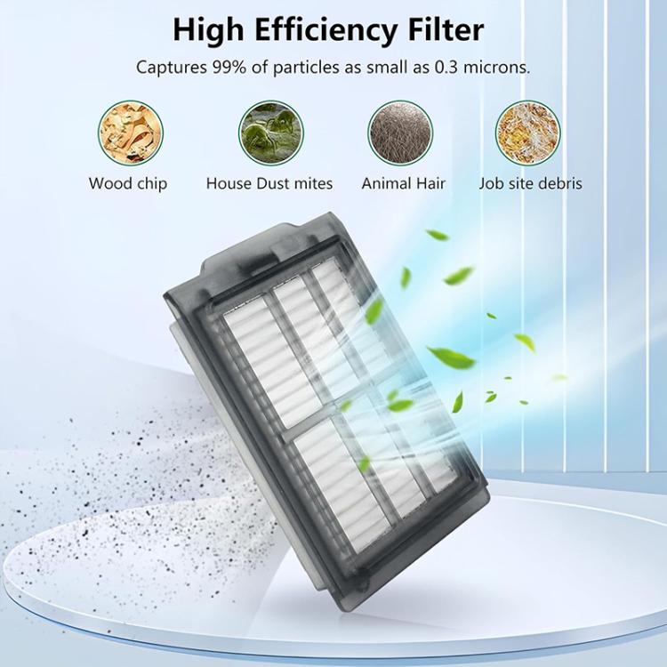 JUNSUNMAY 15pcs/Set Sweeper Replacement Parts Kit for iRobot Roomba Plus 405 / 505 Combo, 15pcs/Set Replacement Parts Kit