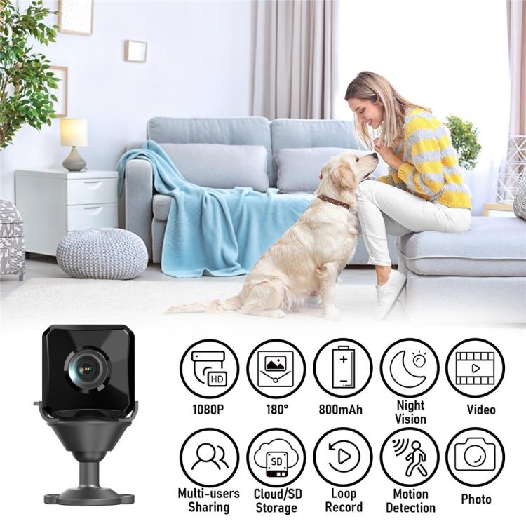 L29 1080P HD WiFi Remote Viewing Home Security Camera Intelligent 180-Degree Wide Angle Camera, L29