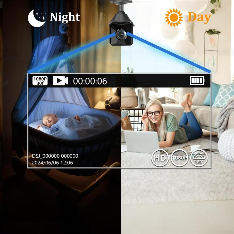 L29 1080P HD WiFi Remote Viewing Home Security Camera Intelligent 180-Degree Wide Angle Camera, L29