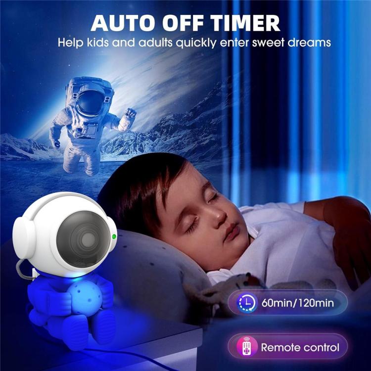 WD026 Astronaut Shape Projector Night Light LED Nebula Ambient Lamp with Remote Control, WD026