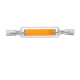 R7S 5W COB LED Lamp Bulb Glass Tube for Replace Halogen Light Spot Light,Lamp Length: 78mm, 220v, 110v