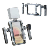 JMARY MS-98 Wireless Remote Control Aluminum Alloy Smartphone Video Stabilizer Frame Cage Kit, MS-98