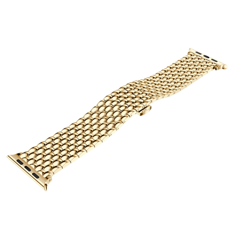 Dragon Grain Solid Stainless Steel Wrist Strap Watch Band for Apple Watch Series 3 & 2 & 1 42mm