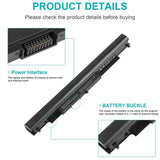 2000 mAh Laptop Batteries For HP HSTNN-LB6V LB6U 255 256 240 245 G4 G5, HS04