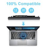 2200mAh Laptop Battery Replacement For HP 245 240 246 250 G6, JC04