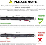 2200mAh Laptop Battery Replacement For Acer Aspire E5-575G 475G 523G 553G, AS16A5K