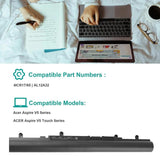 2200mAh Laptop Battery For Acer Aspire V5-471G V5-431/551, AL12A32