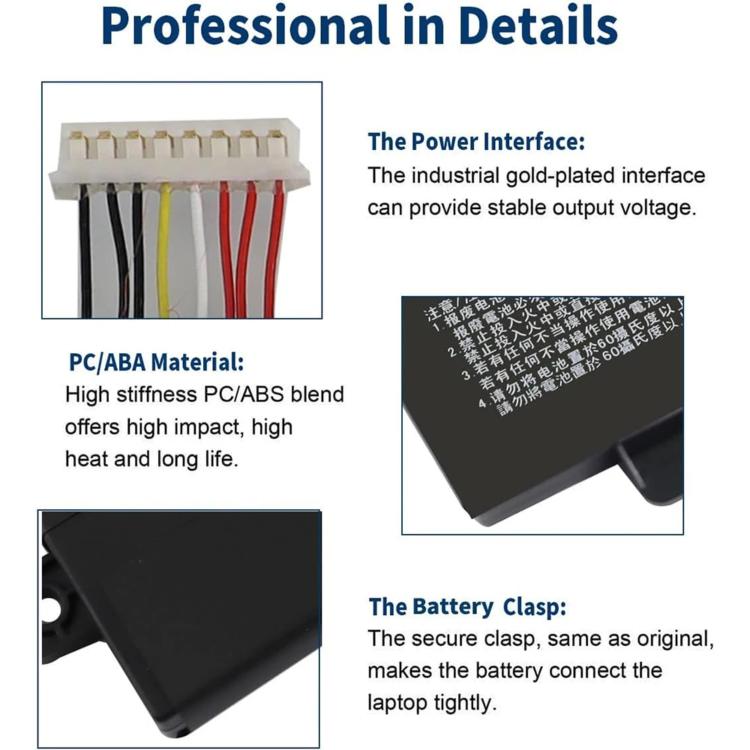 3600mAh Laptop Battery Replacement For ASUS TUF Gaming 5th/6th/7th/8th Generation FX80G FX86F/G, B31N1726