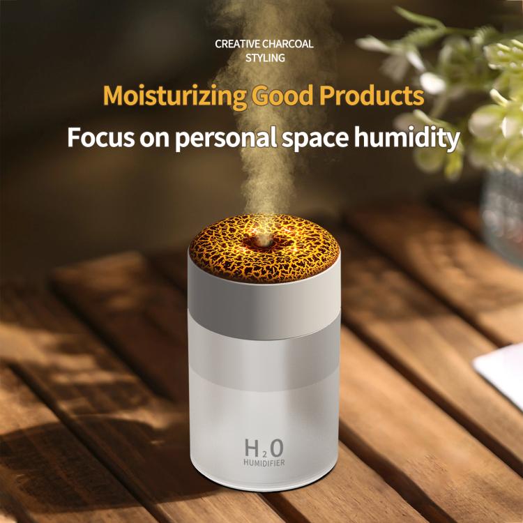 Simulated Lava Crack 7-Color Ambient Light Humidifier, Simulated Lava Crack