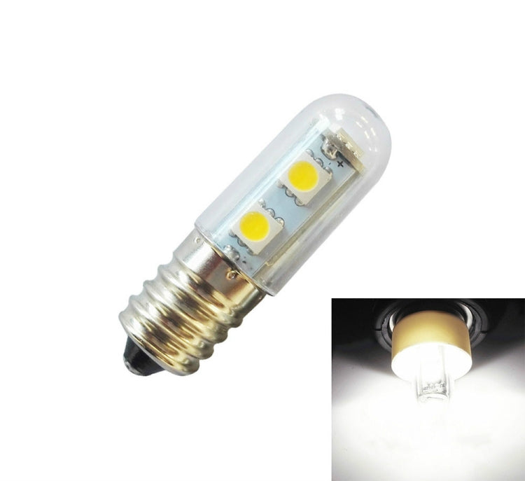 E14 screw light LED refrigerator light bulb 1W 220V AC 7 light SMD 5050 ampere LED light refrigerator home, Warm White, Cool White