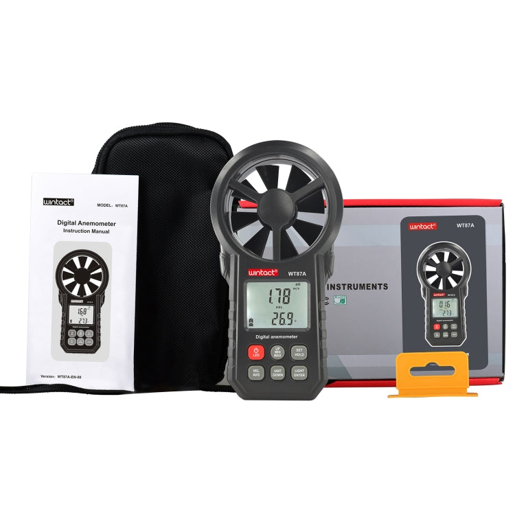 WT87A Portable Anemometer Thermometer Wind Speed Gauge Meter, WT87A - Zen Craft