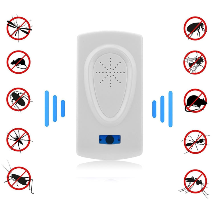Ultrasound Mouse Cockroach Pest Repeller Device Insect Rats Spiders Mosquito Killer Pest Control Household Pest Rejecter, US Plug, EU Plug
