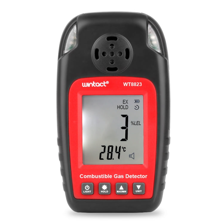 WT8823 Combustible Gas Alarm Detector Gas Leakage Flammable Natural Digital LCD Display Gas Leak Detector Monitor Gas Analyzer, WT8823 - Zen Craft