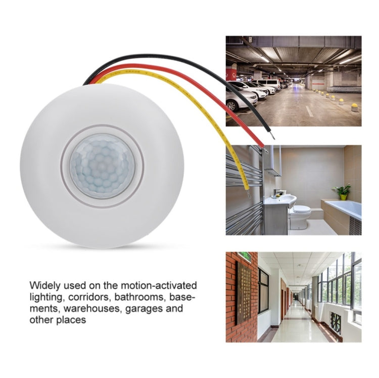 12V Infrared PIR Motion Sensor Switch With Delay 360 Degree Detection Sensor for LED Ceiling Light