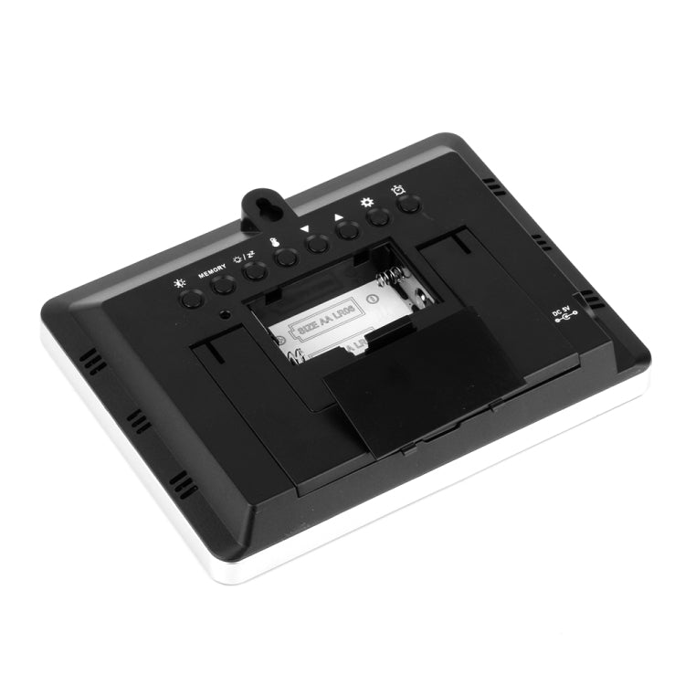 FJ3373 Weather Station Wireless Indoor Outdoor Sensor Multifunction Thermometer Hygrometer Digital Alarm Clock Barometer Forecast, FJ3373