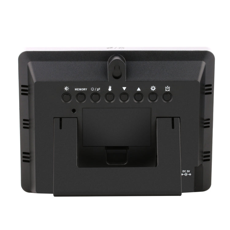 FJ3373 Weather Station Wireless Indoor Outdoor Sensor Multifunction Thermometer Hygrometer Digital Alarm Clock Barometer Forecast, FJ3373