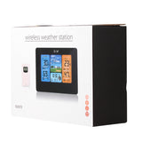 FJ3373 Weather Station Wireless Indoor Outdoor Sensor Multifunction Thermometer Hygrometer Digital Alarm Clock Barometer Forecast, FJ3373