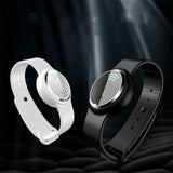 Ultrasonic Mosquito Repellent Electronic Mosquito Repellent Bracelet Outdoor Portable Watch Mosquito Repellent, Black, White
