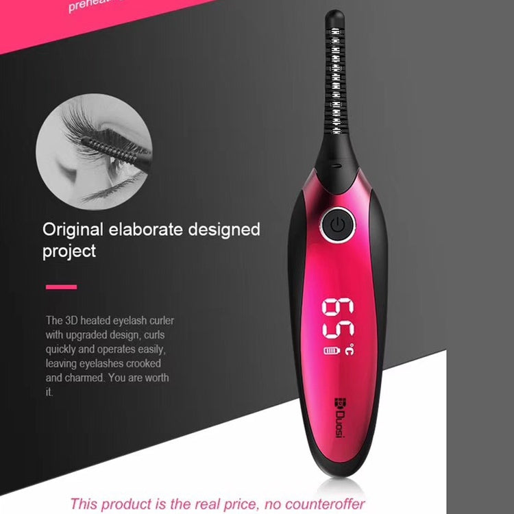 Duosi DY-102 Portable Pen Style Heated Long-Lasting Electric Ironing Eyelash Curler USB Rechargeable Electric Heated Makeup Curling Clip