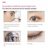 Duosi DY-102 Portable Pen Style Heated Long-Lasting Electric Ironing Eyelash Curler USB Rechargeable Electric Heated Makeup Curling Clip