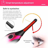Duosi DY-102 Portable Pen Style Heated Long-Lasting Electric Ironing Eyelash Curler USB Rechargeable Electric Heated Makeup Curling Clip