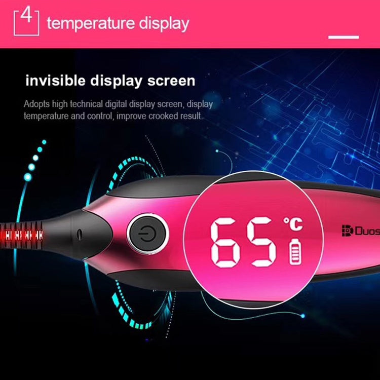 Duosi DY-102 Portable Pen Style Heated Long-Lasting Electric Ironing Eyelash Curler USB Rechargeable Electric Heated Makeup Curling Clip