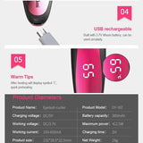 Duosi DY-102 Portable Pen Style Heated Long-Lasting Electric Ironing Eyelash Curler USB Rechargeable Electric Heated Makeup Curling Clip