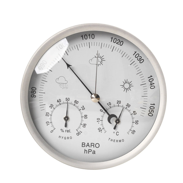 THB9392 Wall Mounted Digital Thermometer Hygrometer Household High Accuracy Pressure Gauge Air Weather Instrument Barometer, THB9392 (Gold), THB9392 132mm THB9392 132mm THB9392 132mm