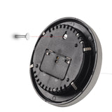 THB9392 Wall Mounted Digital Thermometer Hygrometer Household High Accuracy Pressure Gauge Air Weather Instrument Barometer, THB9392 (Gold), THB9392 132mm