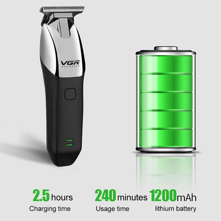 VGR V-171 5W USB Portable Push White Electric Clippers, V-171