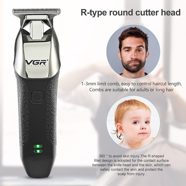 VGR V-171 5W USB Portable Push White Electric Clippers, V-171