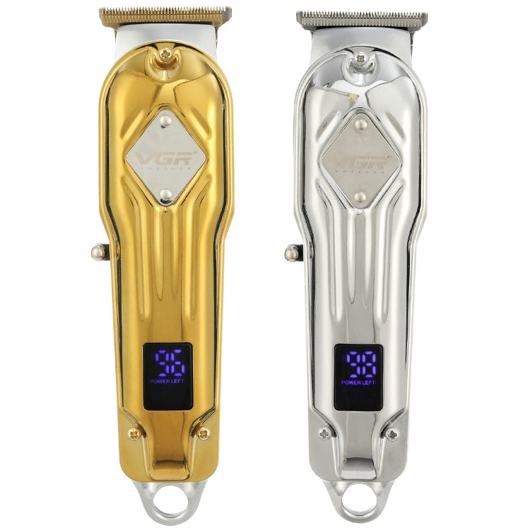 VGR V-261 8W USB Metal Professional Hair Clipper with LED Digital Display, V-261 (Gold), V-261 (Silver)