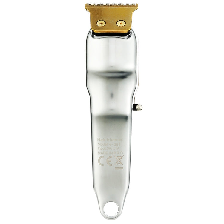 VGR V-261 8W USB Metal Professional Hair Clipper with LED Digital Display, V-261 (Gold), V-261 (Silver)