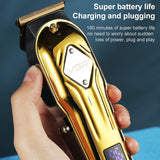 VGR V-261 8W USB Metal Professional Hair Clipper with LED Digital Display, V-261 (Gold), V-261 (Silver)