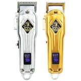 VGR V-267 10W USB Metal Hair Clipper with LED Digital Display & 5 Gears Adjustment, V-267 (Gold), V-267 (Silver)