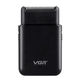 VGR V-390 5W USB Portable Reciprocating Electric Shaver, V-390 (Black), V-390 (Green) V-390 (Black) Black
