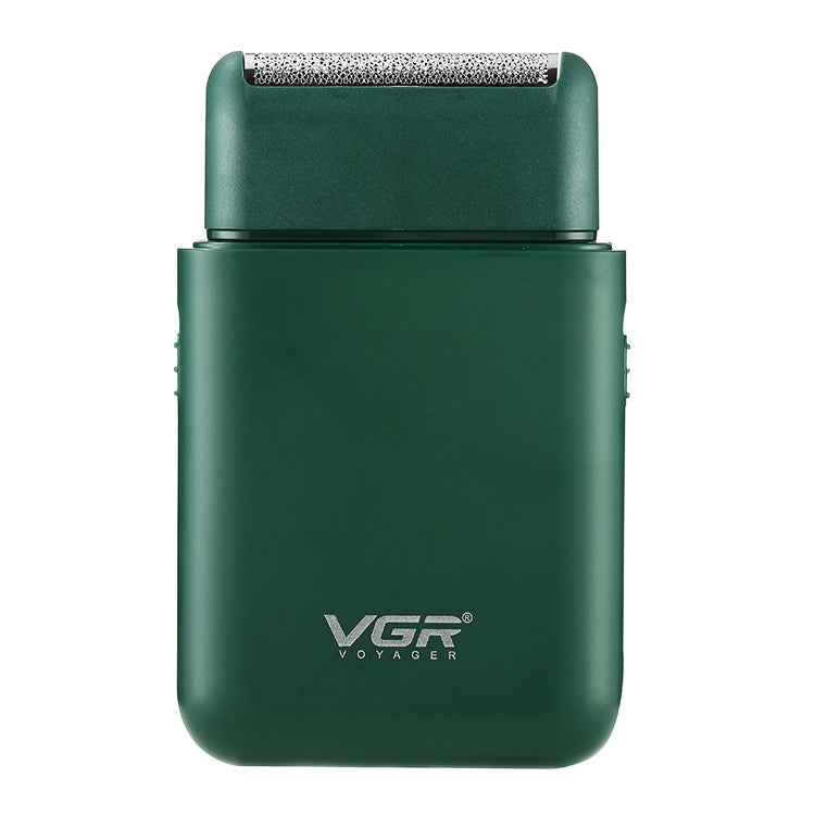 VGR V-390 5W USB Portable Reciprocating Electric Shaver, V-390 (Black), V-390 (Green) V-390 (Green) Green