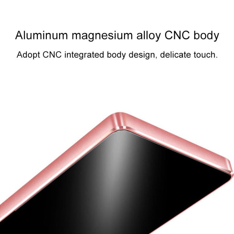 1.8 inch Touch Screen Metal Bluetooth MP3 MP4 Hifi Sound Music Player, Rose Gold, Black