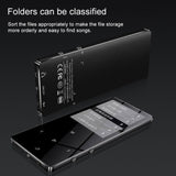 1.8 inch Touch Screen Metal Bluetooth MP3 MP4 Hifi Sound Music Player, Black, Rose Gold
