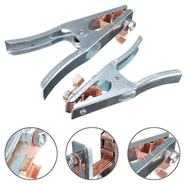 300Amp Earth Ground Cable Clip Clamp 175mm Welding Manual Welder for Welding Machine Professional Use Electrode Holders, Ground Cable Clip