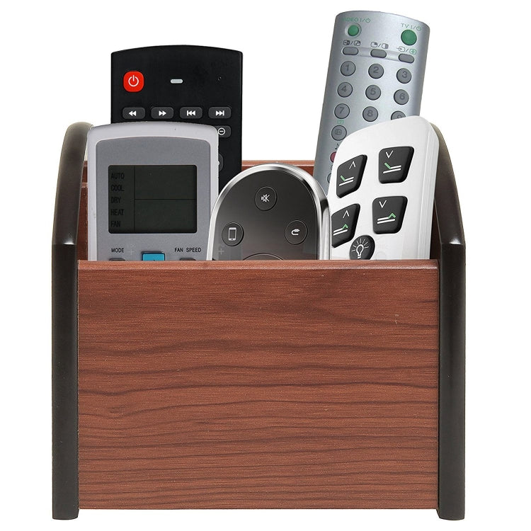 4-compartment Wooden Storage Box Pen Holder, Pen Holder